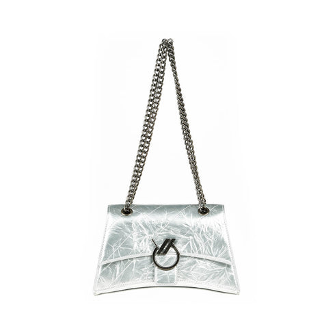 Verde Γυναικεία Τσάντα Ώμου 16-7425 Ασημί